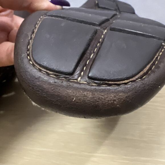 PRADA Driving Loafers Mens 2D 2172 Brown Leather Slip On Shoes Size 9.5 - Picture 10 of 10